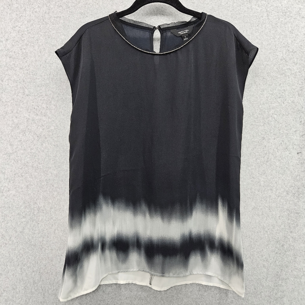 Women's‎ Simply Vera Vera Wang Dip-Dye Hem Top Size S